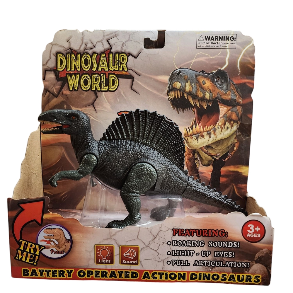 Spinosaurus Dinosaur Toy Roaring and Lights Up